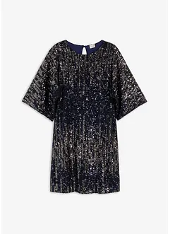 Robe oversize à sequins, bonprix