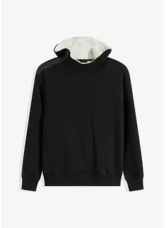 Sweat-shirt à capuche avec fermeture zippée, doublure chaude, bonprix