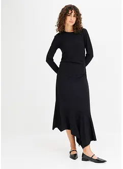 Robe en jersey à base asymétrique, bonprix