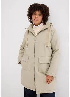 Parka d'hiver ample à capuche et doublure peluche, bonprix