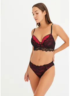 Soutien-gorge à coques, armatures et strass, bonprix