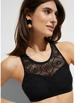 Haut de bikini brassière avec dentelle, bonprix