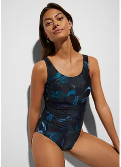 Maillot 1 pièce sculptant, maintien léger, avec fronces, bonprix