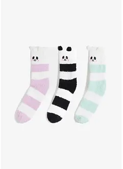 Lot de 3 paires de chaussettes d'intérieur douillettes, bonprix