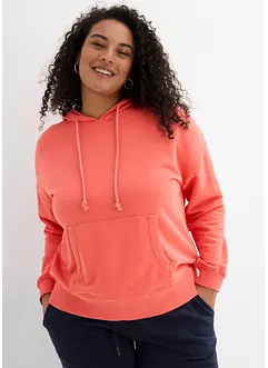 Sweat-shirt à capuche, manches longues, bonprix