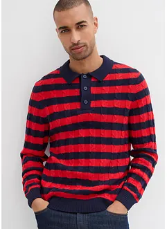 Pull à col polo, bonprix