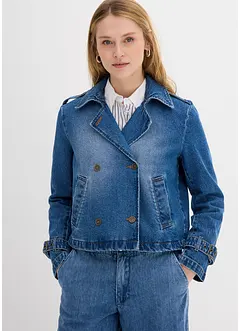 Trench court en denim, bonprix