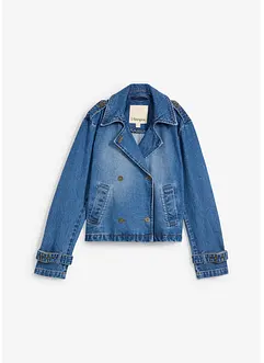 Trench court en denim, bonprix