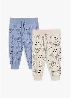 Lot de 2 pantalons bébé en coton, bonprix