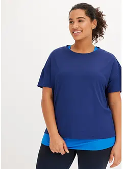 T-shirt 2en1 pratique, séchage rapide, bonprix