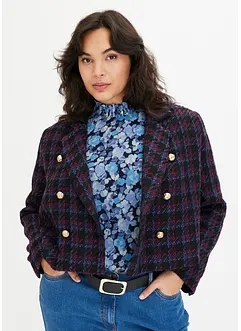 Blazer en tweed à carreaux, bonprix