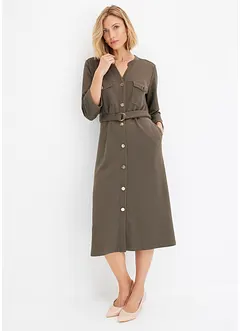 Robe-chemise en jersey, bonprix
