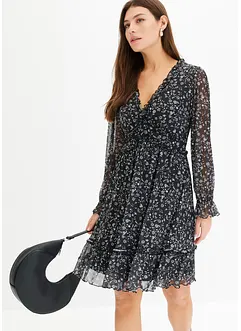 Robe courte en mesh, bonprix