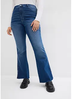 Jean extensible bootcut, taille haute, bonprix