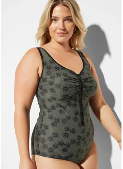 Maillot 1 pièce sculptant, maintien léger, bonprix