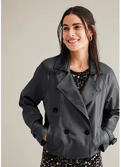 Trench court enduit, bonprix