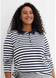 Polo manches longues 100% coton, bonprix