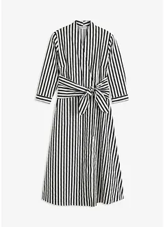 Robe midi avec lien à nouer, bonprix