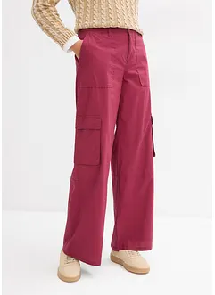 Pantalon cargo en coton extensible, bonprix