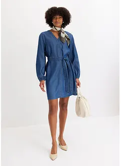 Robe en Lyocell avec lien à nouer (ens. 2 pces), bonprix