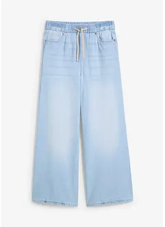 Jean large, taille mi-haute et élastiquée, bonprix