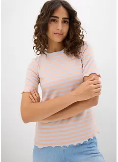 T-shirt côtelé, bonprix