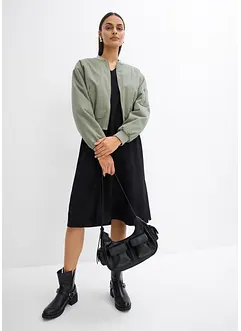 Robe midi fluide en viscose mélangée, bonprix