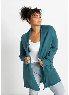 Gilet long en maille, bonprix