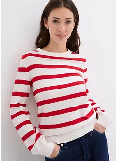 Pull à manches ballon légères, manches longues, bonprix