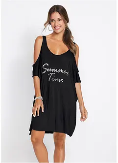 Robe de plage transparente en viscose, bonprix