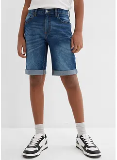 Bermuda en jean extensible, slim, bonprix