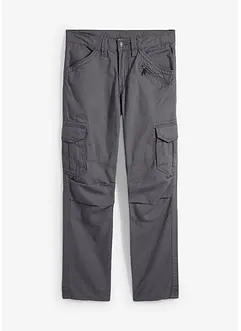 Pantalon cargo 100% coton, coupe droite et décontractée, bonprix