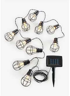 Guirlande lumineuse solaire avec 10 ampoules, bonprix