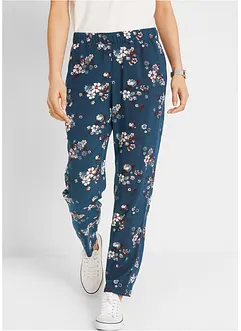 Pantalon en viscose avec taille élastiquée, bonprix