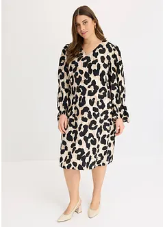 Robe midi fluide en viscose mélangée, bonprix