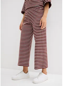 Pantalon en jersey coton texturé, bonprix