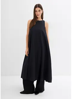 Robe midi évasée en viscose mélangée, bonprix