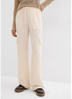 Pantalon fluide à poches cargo, bonprix