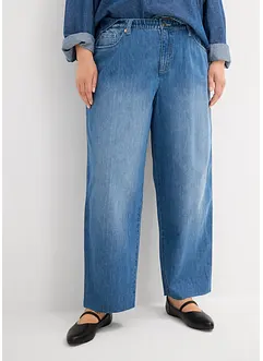 Jean baggy taille mi-haute, toile ultra-douce, bonprix