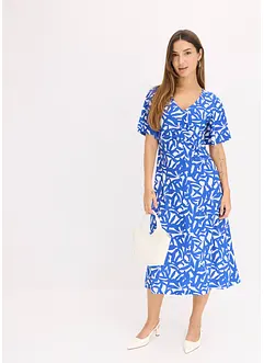Robe en jersey à encolure froncée, bonprix