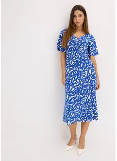 Robe en jersey à encolure froncée, bonprix