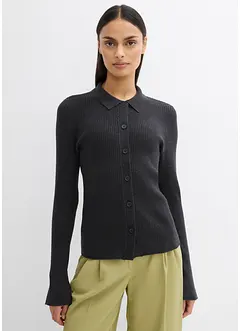 Gilet en maille, viscose mélangée, bonprix