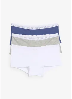 Lot de 5 pantys avec dentelle, bonprix