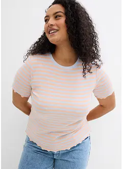 T-shirt côtelé, bonprix