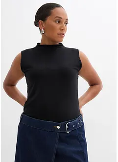 Top en coton élastiqué, bonprix