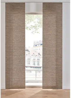 Voilage coulissant aspect bambou (1 pce), bonprix