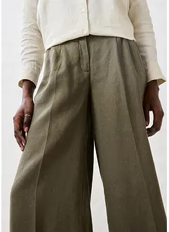 Pantalon en lin, bonprix