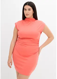 Mini-robe froncée sur le côté, bonprix