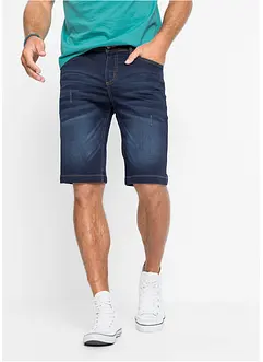 Bermuda confortable en jean et molleton, Regular, bonprix