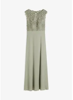 Robe longue avec dentelle, bonprix